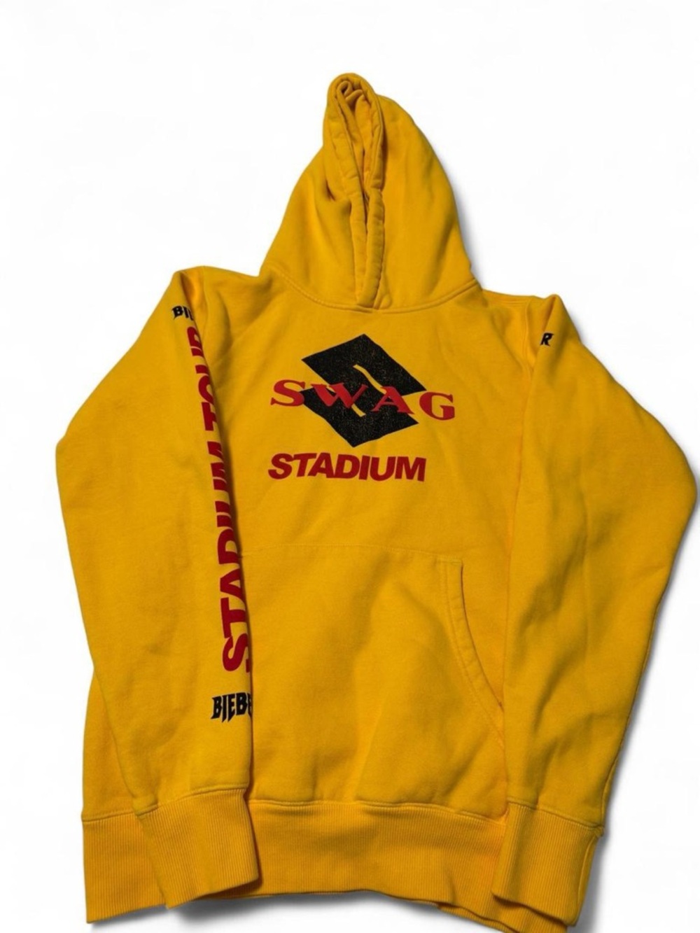 Justin Bieber Coachella Skylrk Yellow Graphic Hoodie